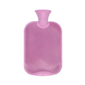 2 Litre Heather Single Ribbed Fashy Hot Water Bottle