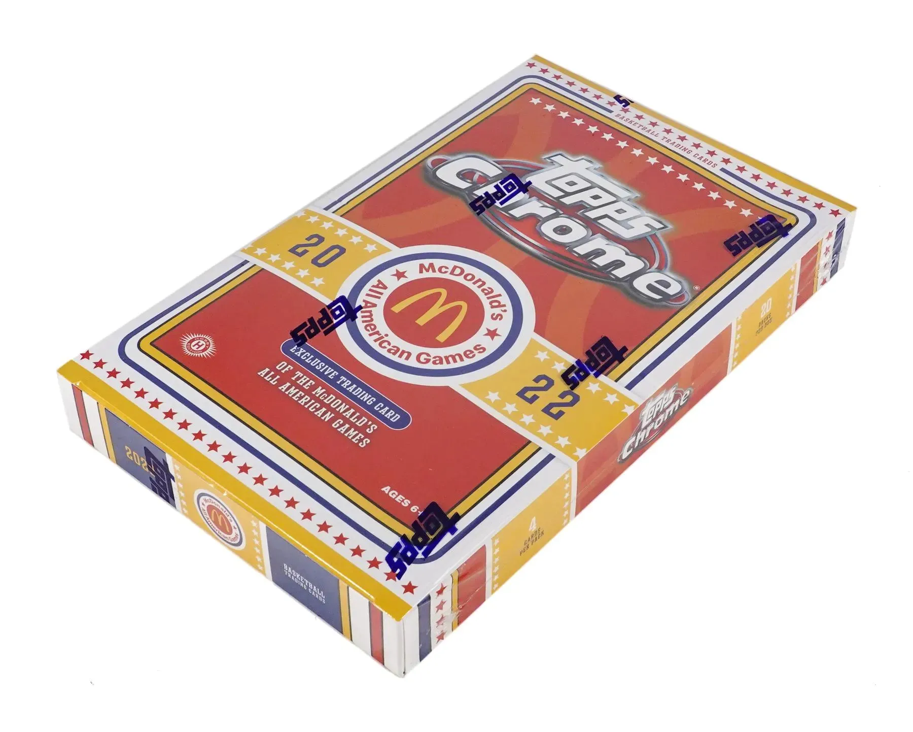 2022 Topps McDonald's All-American Chrome Basketball Box