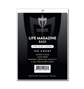 500ct (5 Packs) Life Magazine Bags - 11-1/8x14-1/4