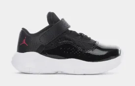 Air Jordan 11 CMFT Low Infant Toddler Basketball Shoes (Black/White)