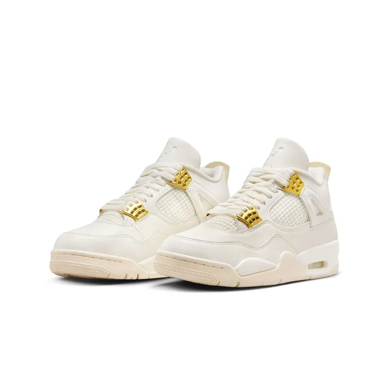 Air Jordan 4 Retro "White and Gold"