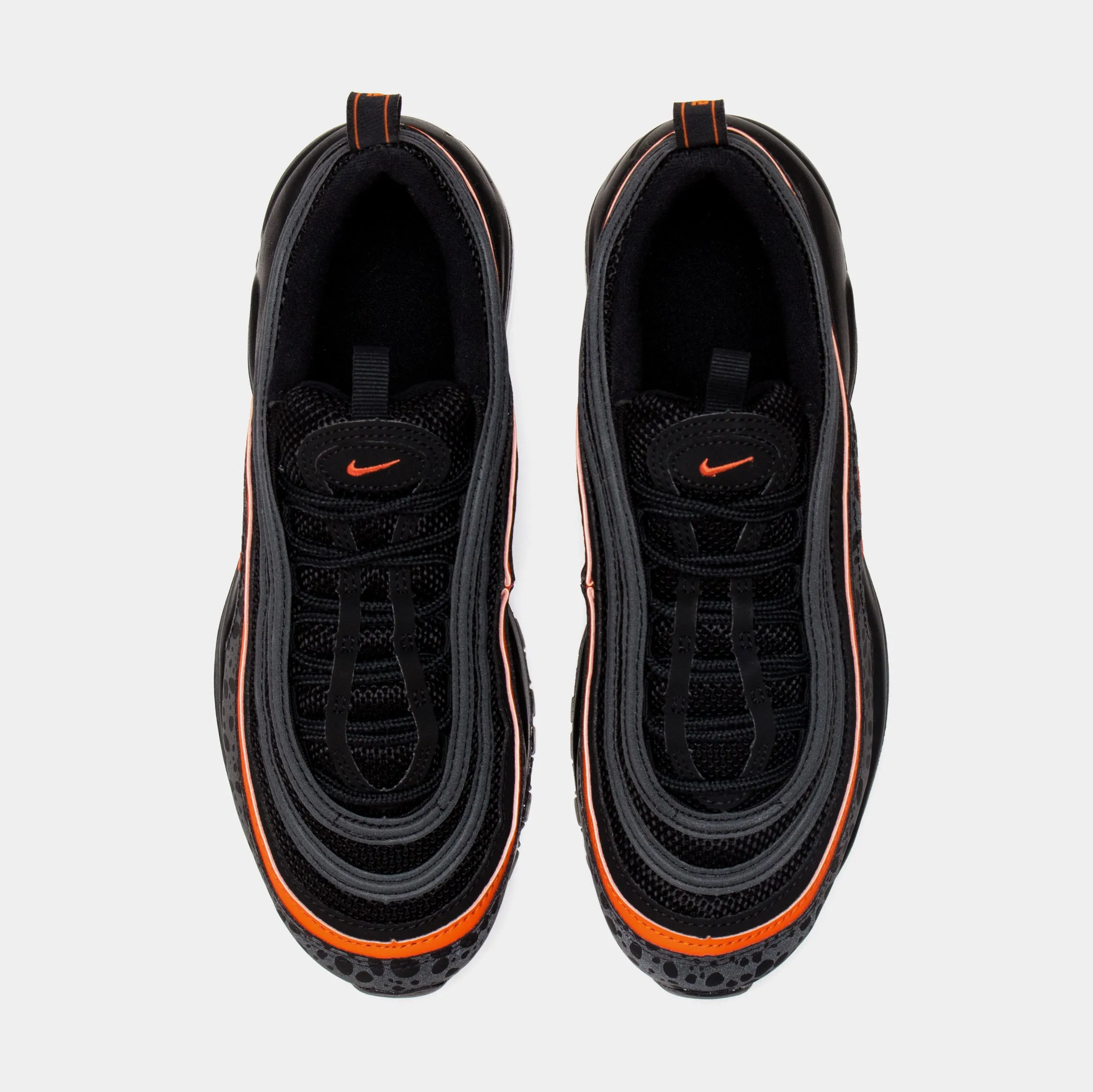 Air Max 97 Grade School Lifestyle Shoes (Black/Orange)