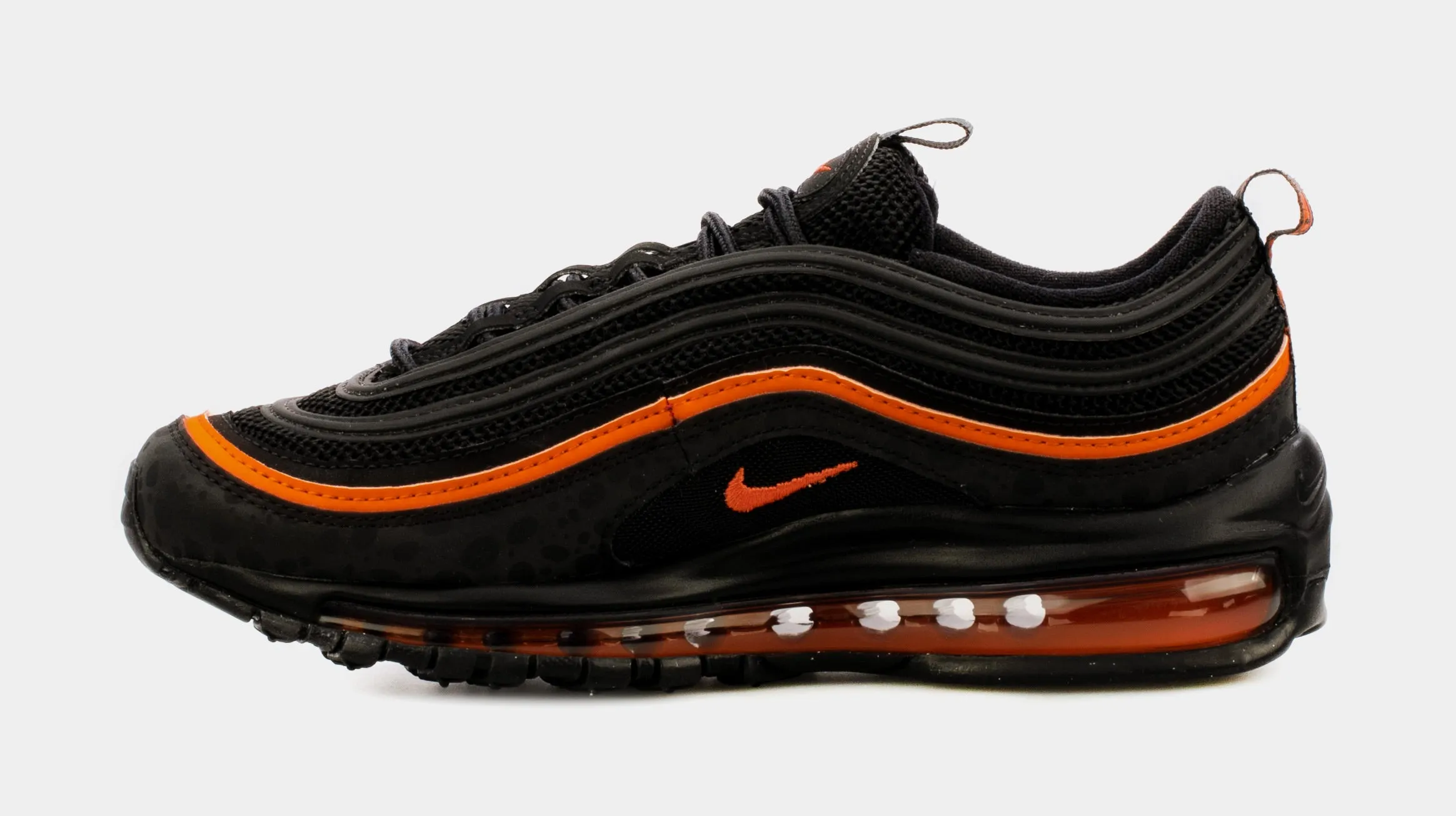 Air Max 97 Grade School Lifestyle Shoes (Black/Orange)