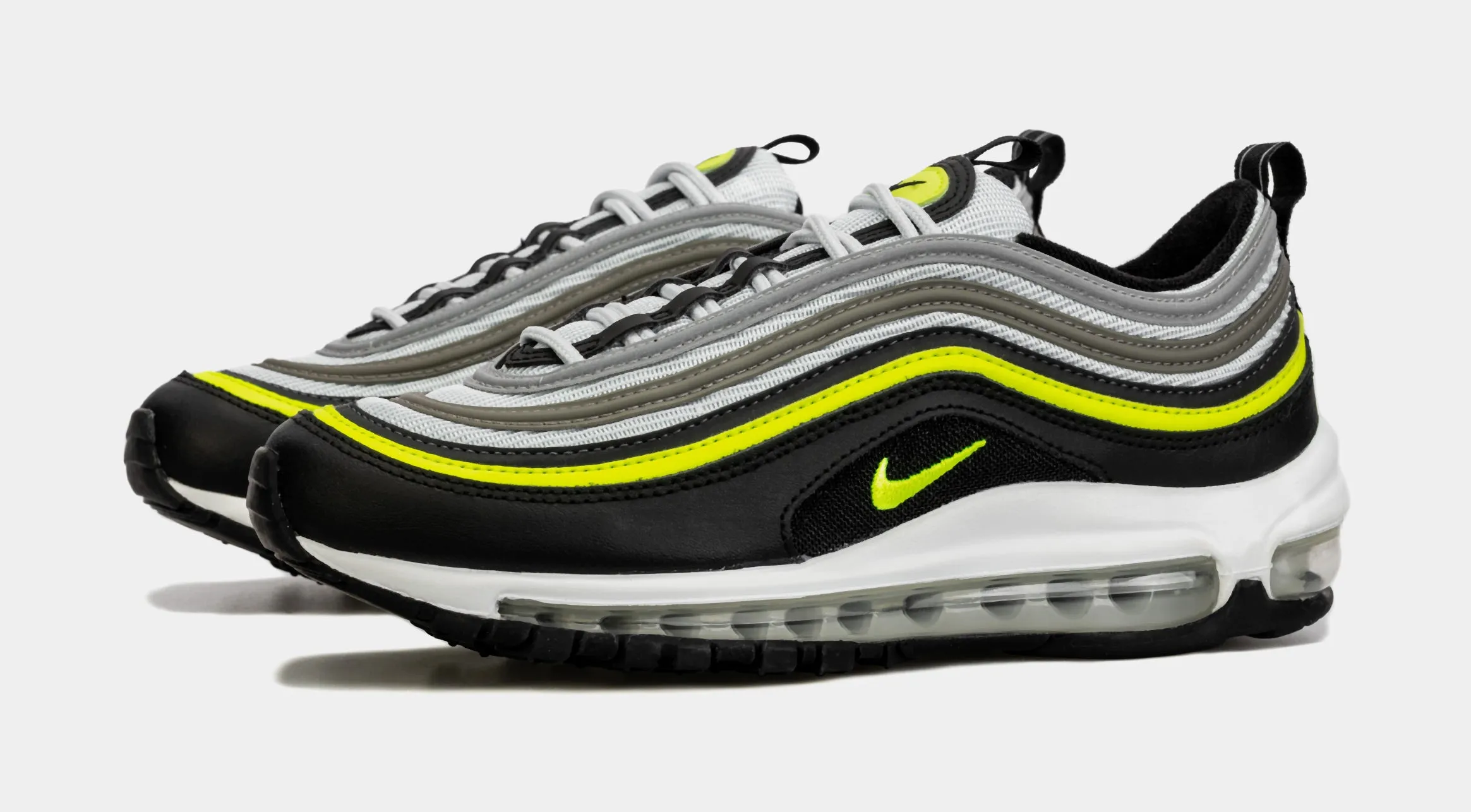 Air Max 97 Grade School Lifestyle Shoes (Black/Yellow)