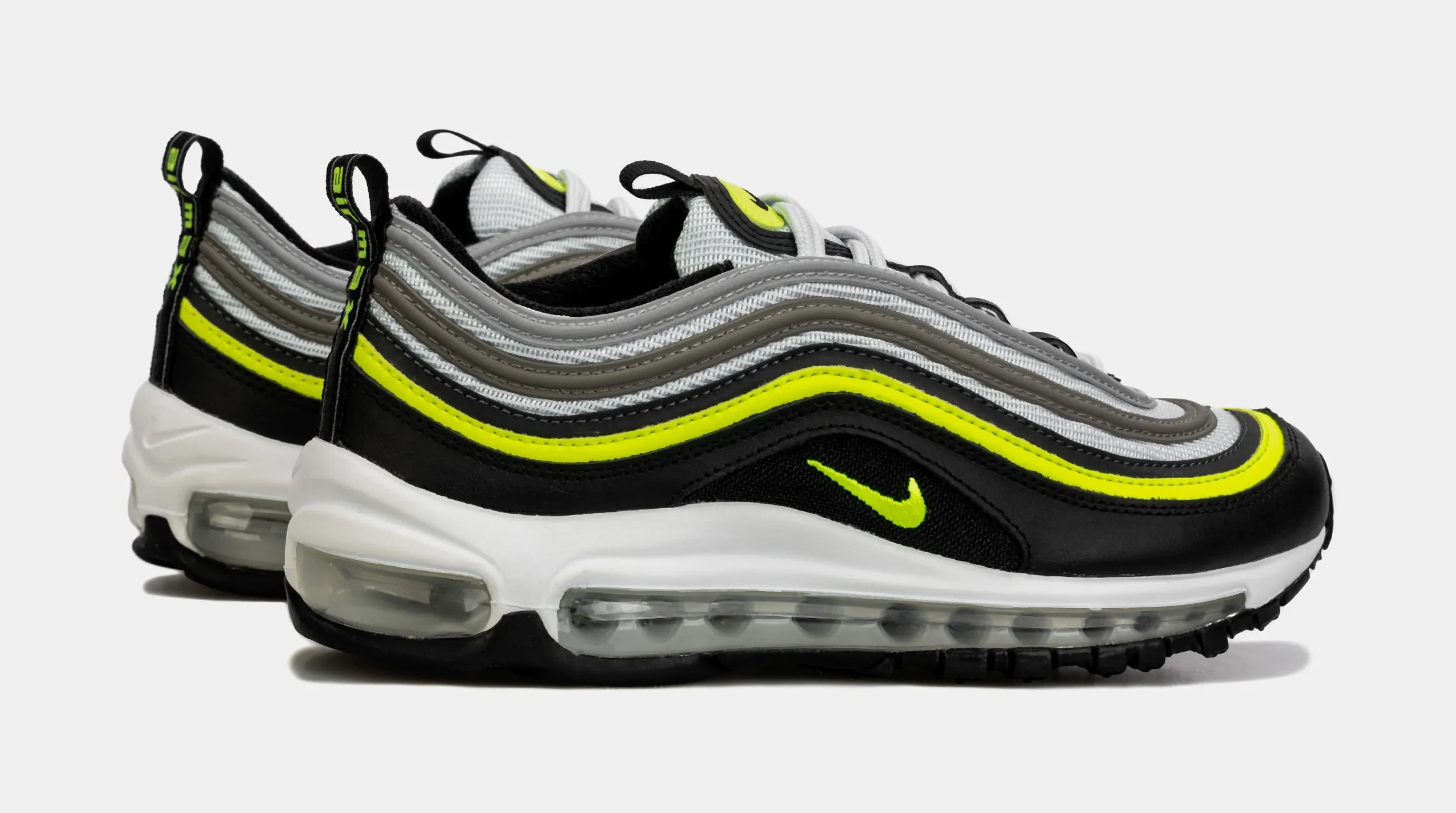 Air Max 97 Grade School Lifestyle Shoes (Black/Yellow)