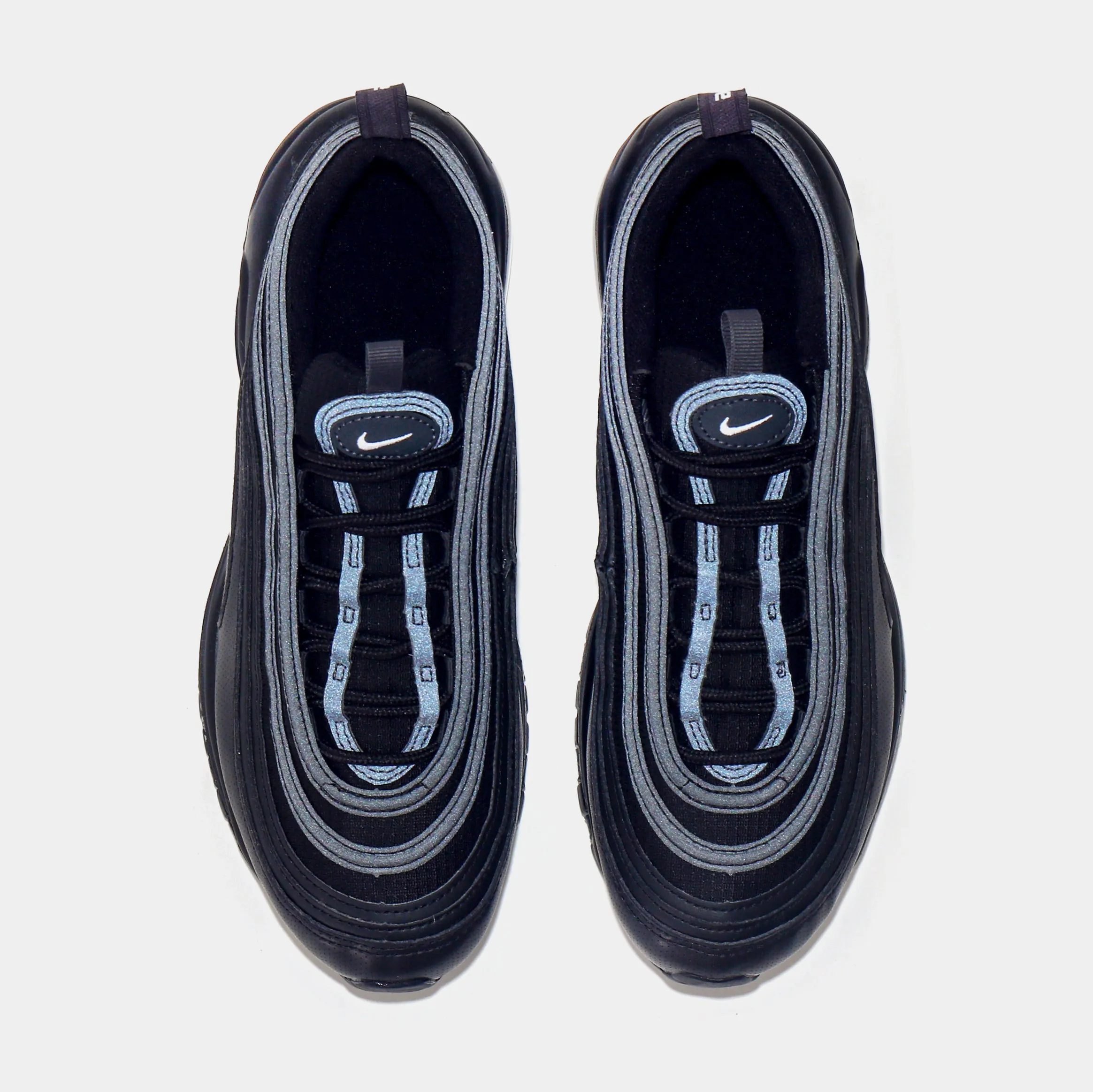 Air Max 97 Grade School Running Shoes (Black)