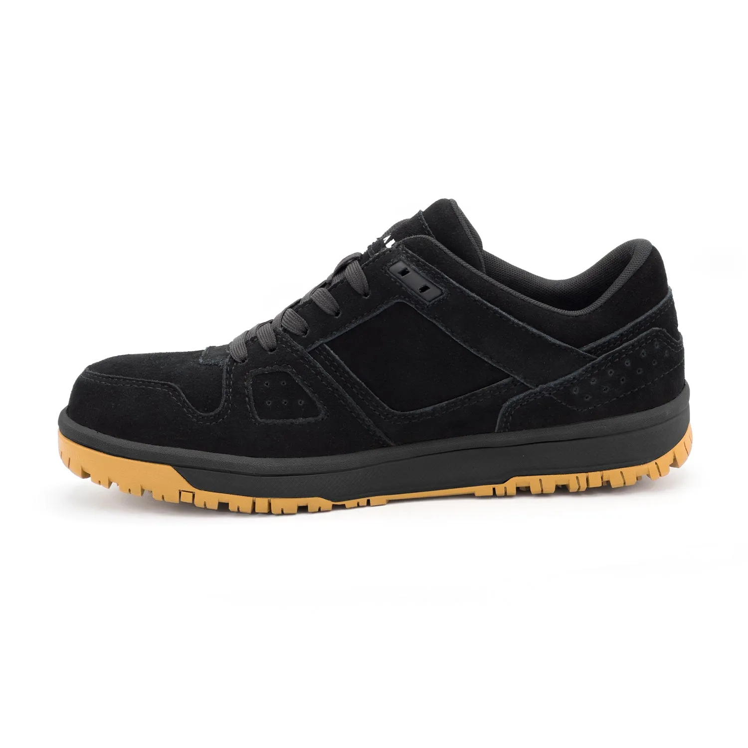 AirWalk Womens Mongo Black/Gum Suede CT EH Work Shoes