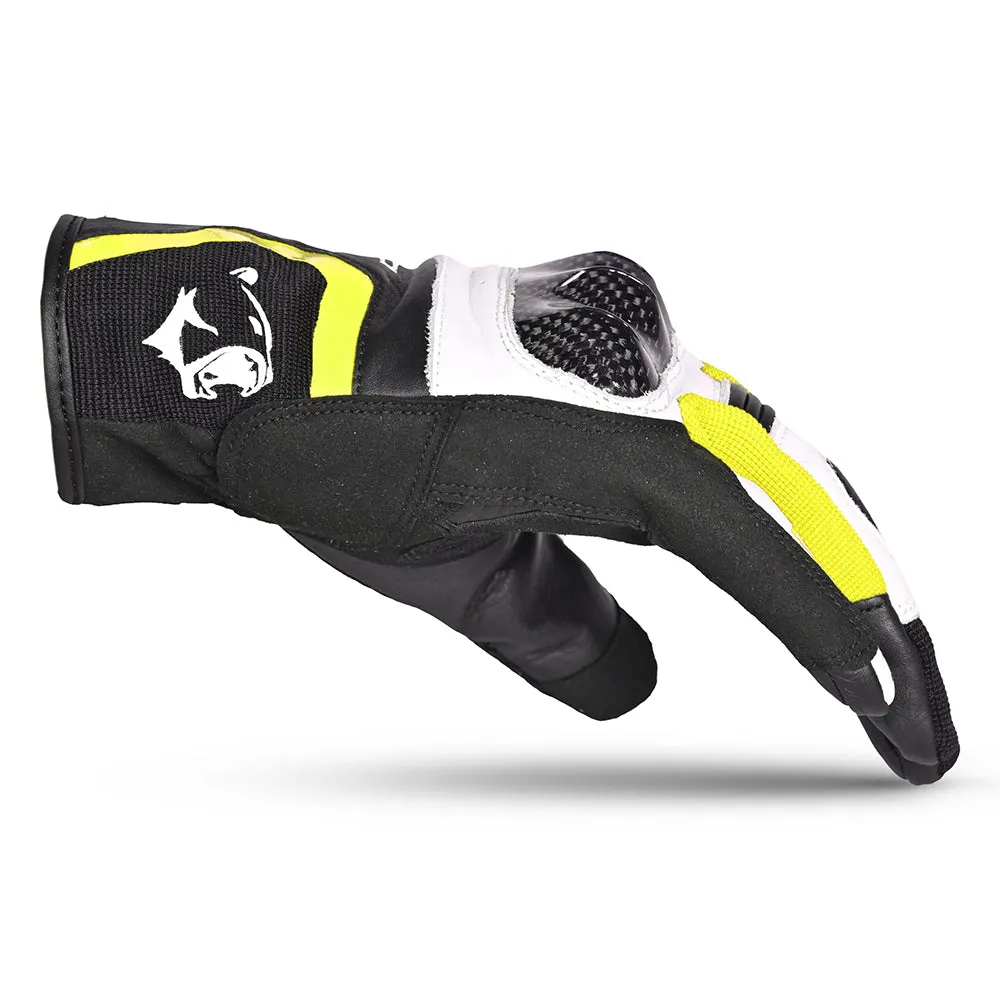 BELA Air Flow - Gloves - Black White Yellow Flouro