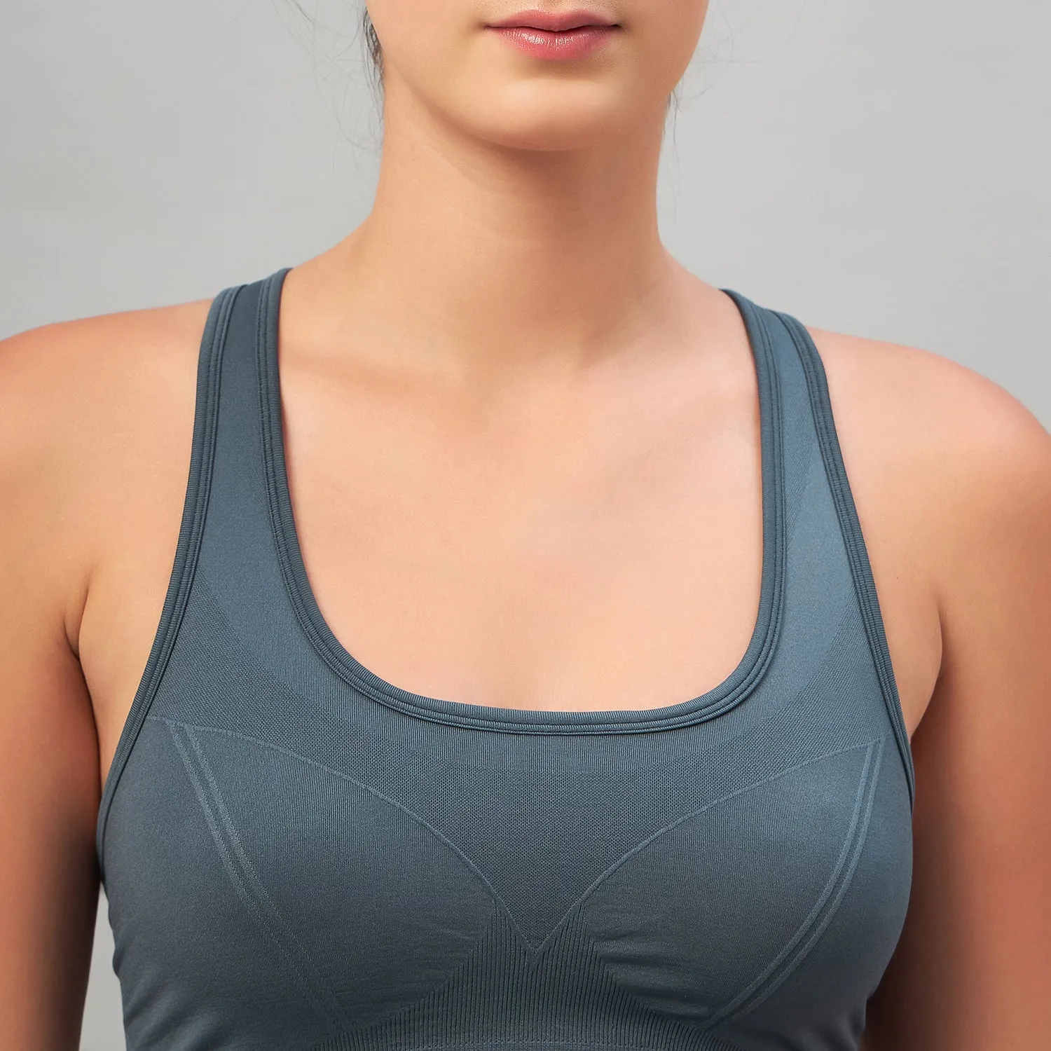 C9 Airwear seamless Women Sports Bra - Royle Blue