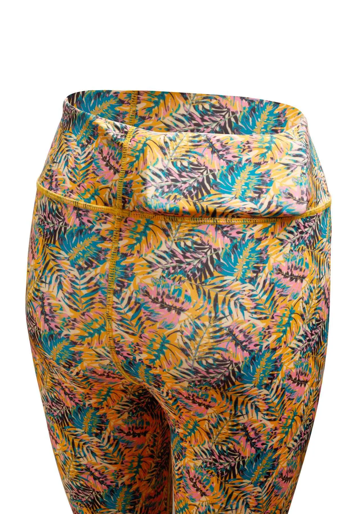 Club Tropicana Tropical Print Eco-Friendly Yoga Leggings