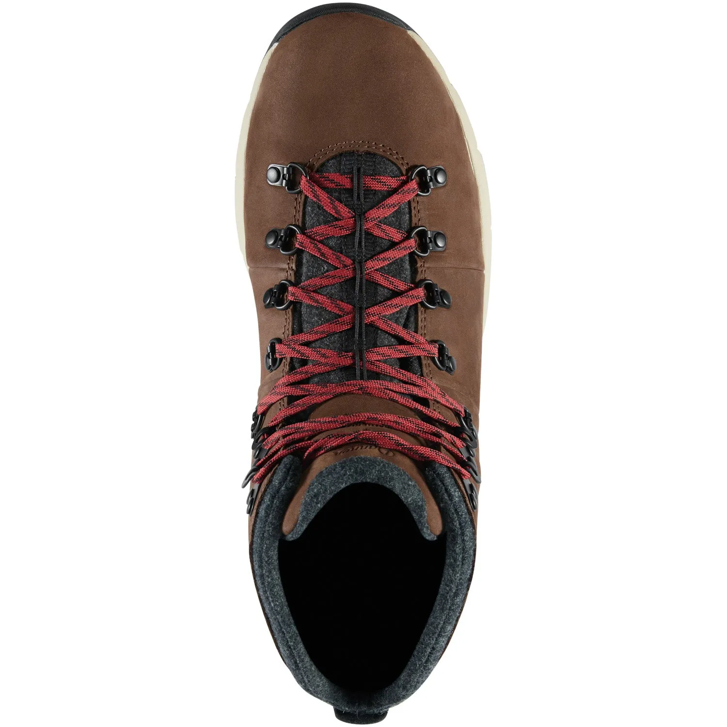 Danner Mens Mountain 600 200G Pinecone/Brick Red Leather Hiking Boots