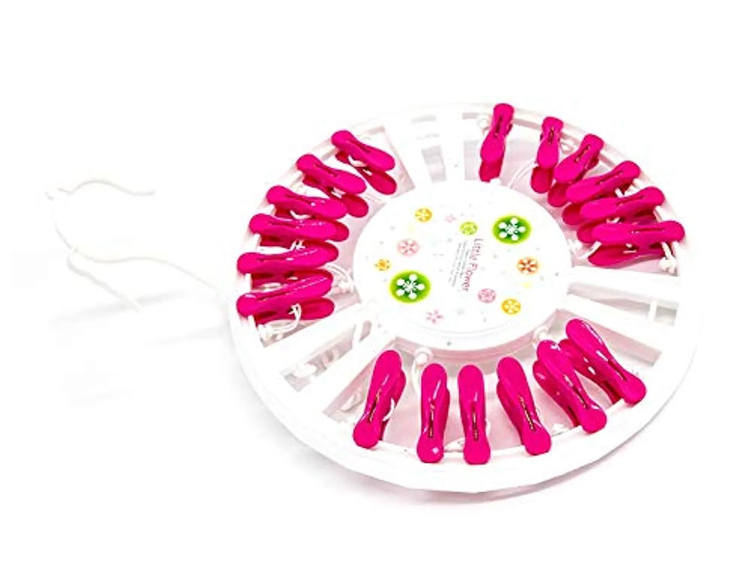 Electomania 18 Plastic pegs Hanger (Random Colour)