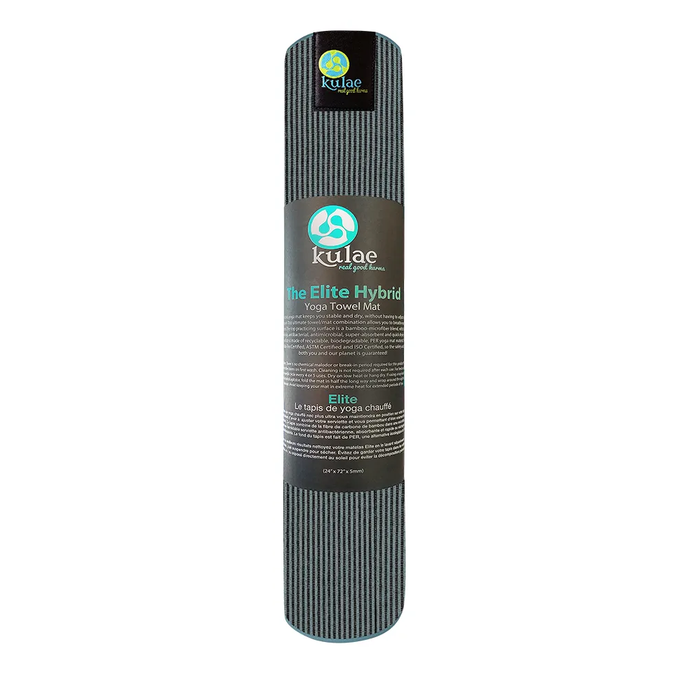 Elite Hybrid Combo Yoga Mat/Towel 5MM