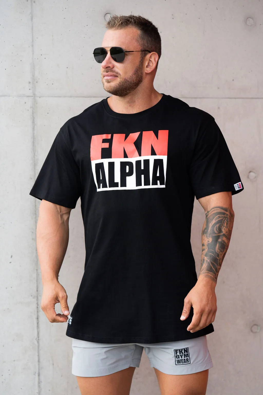 FKN ALPHA | Men's Gym T-Shirt | Black