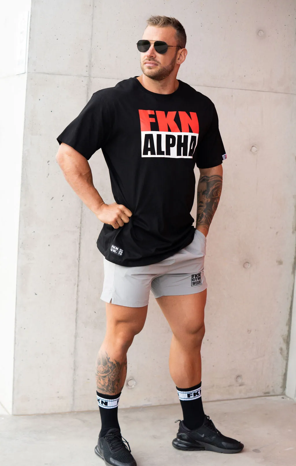 FKN ALPHA | Men's Gym T-Shirt | Black