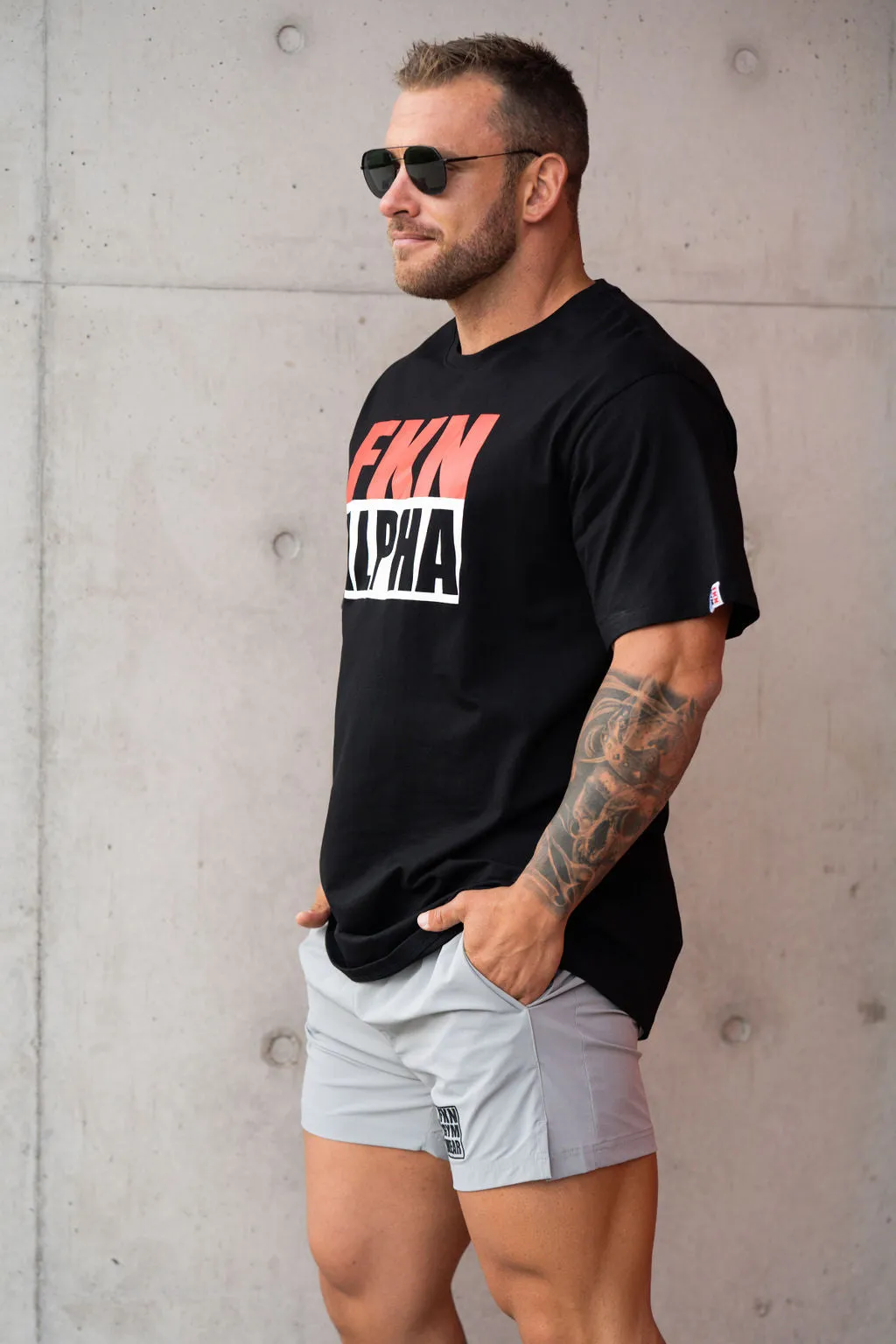 FKN ALPHA | Men's Gym T-Shirt | Black