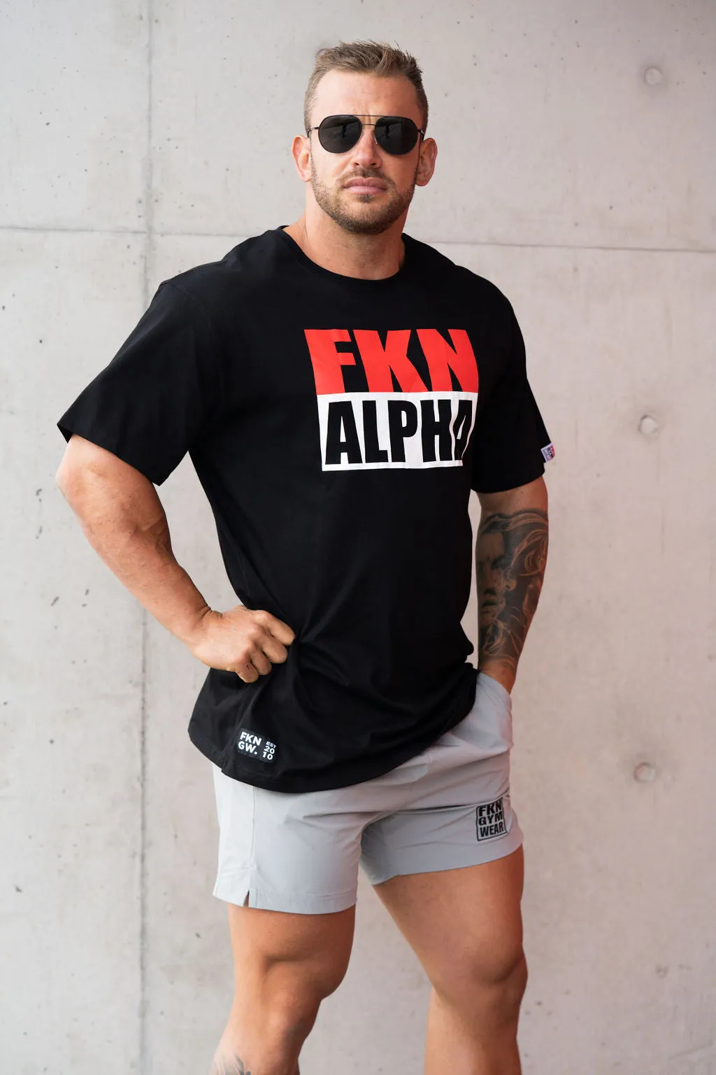 FKN ALPHA | Men's Gym T-Shirt | Black