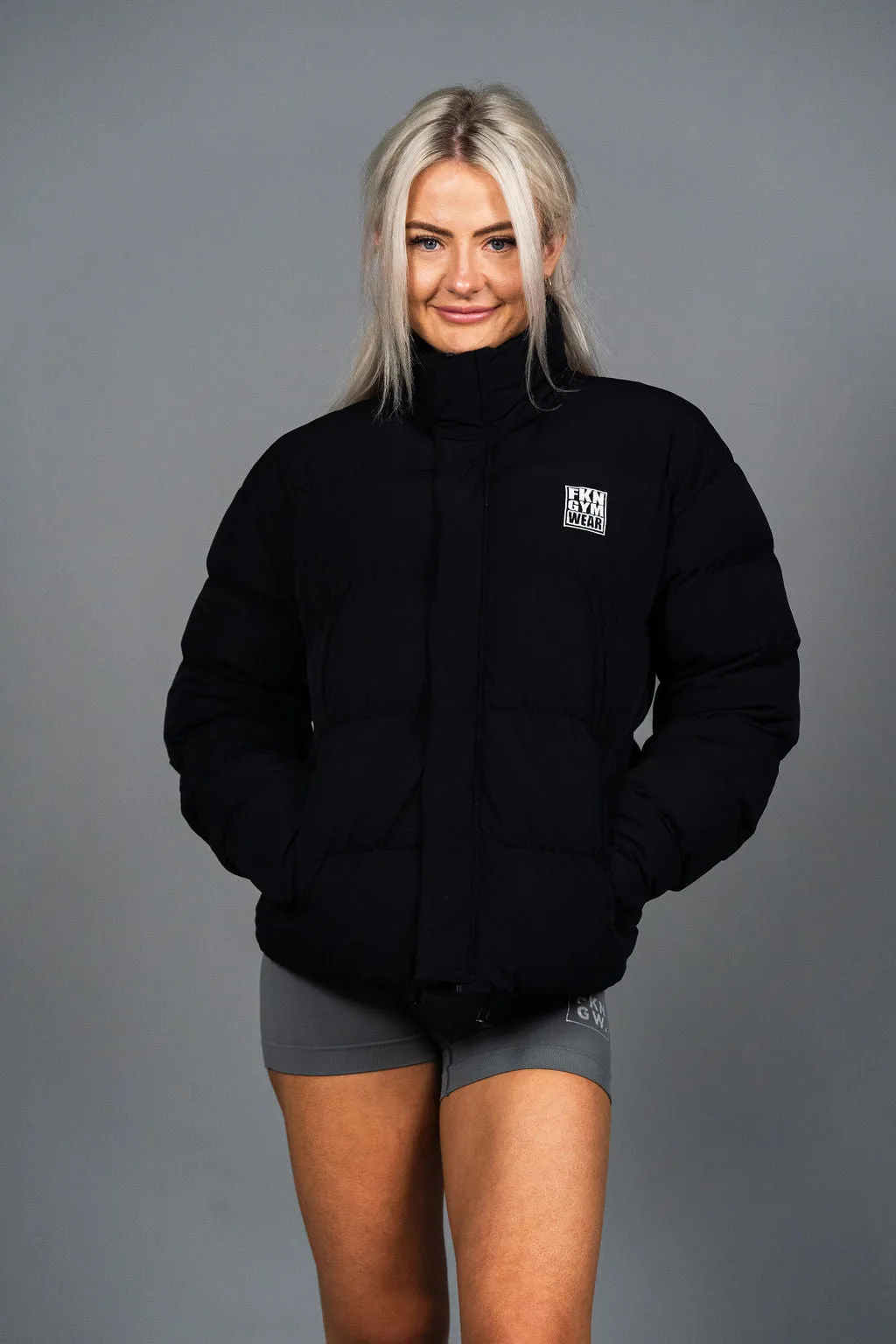 FKN | Unisex Puffer Jacket | Black