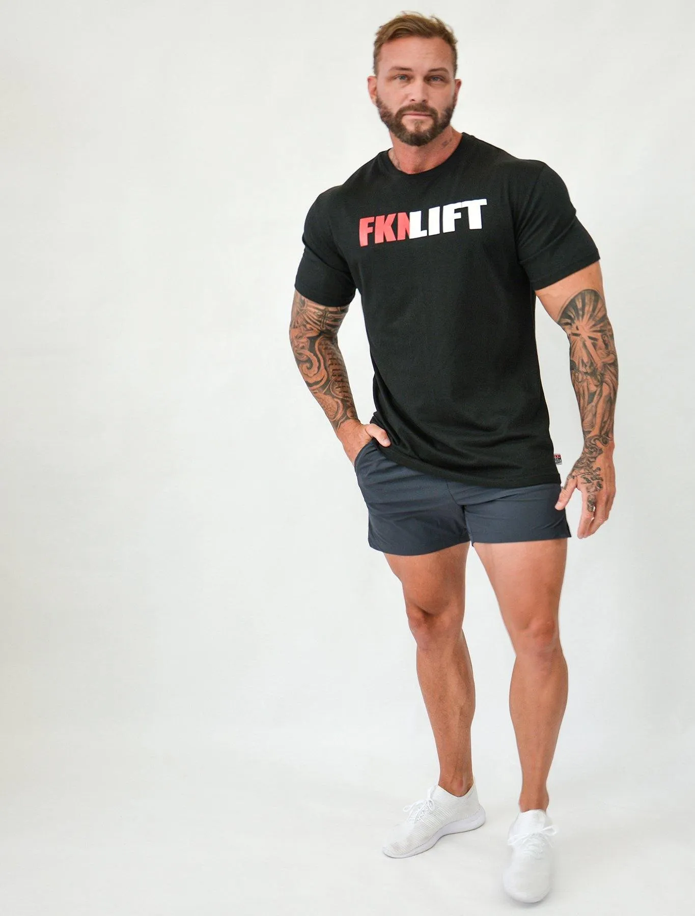 FKNLIFT | Men's Gym T-Shirt | Black