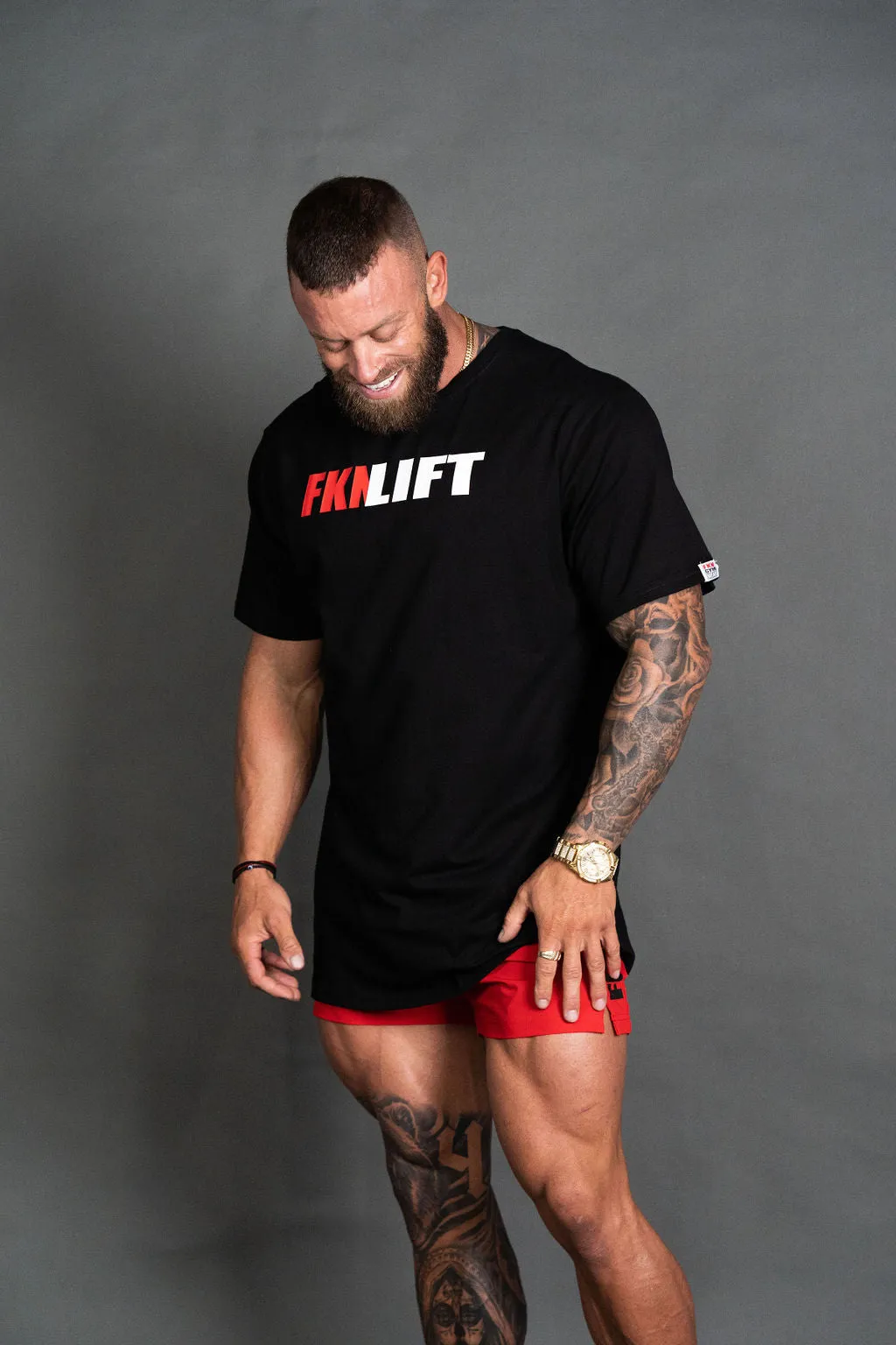 FKNLIFT | Men's Gym T-Shirt | Black