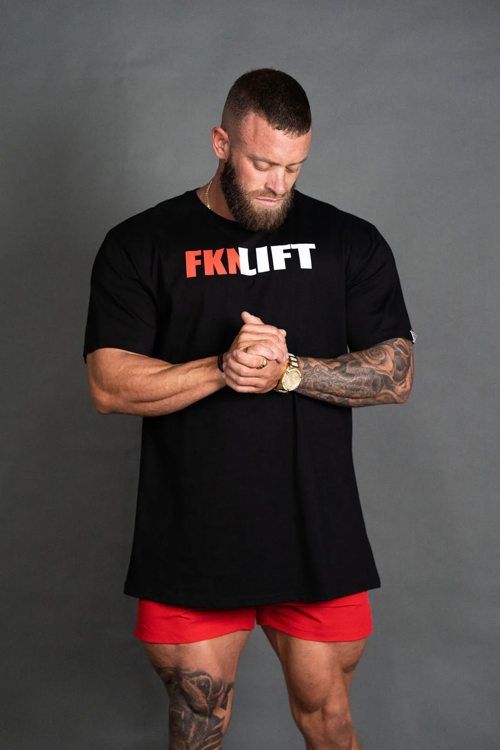 FKNLIFT | Men's Gym T-Shirt | Black