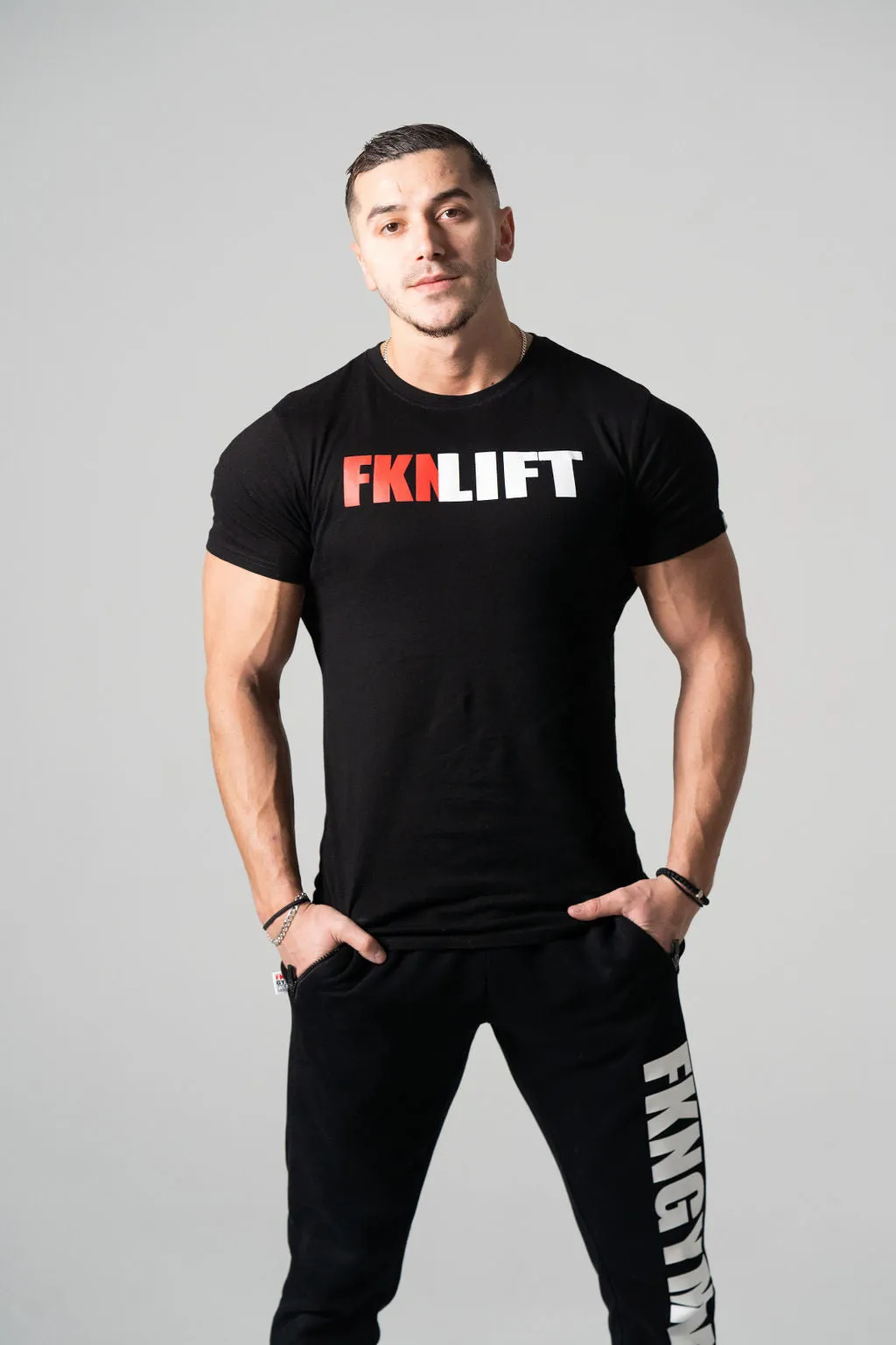 FKNLIFT | Men's Gym T-Shirt | Black