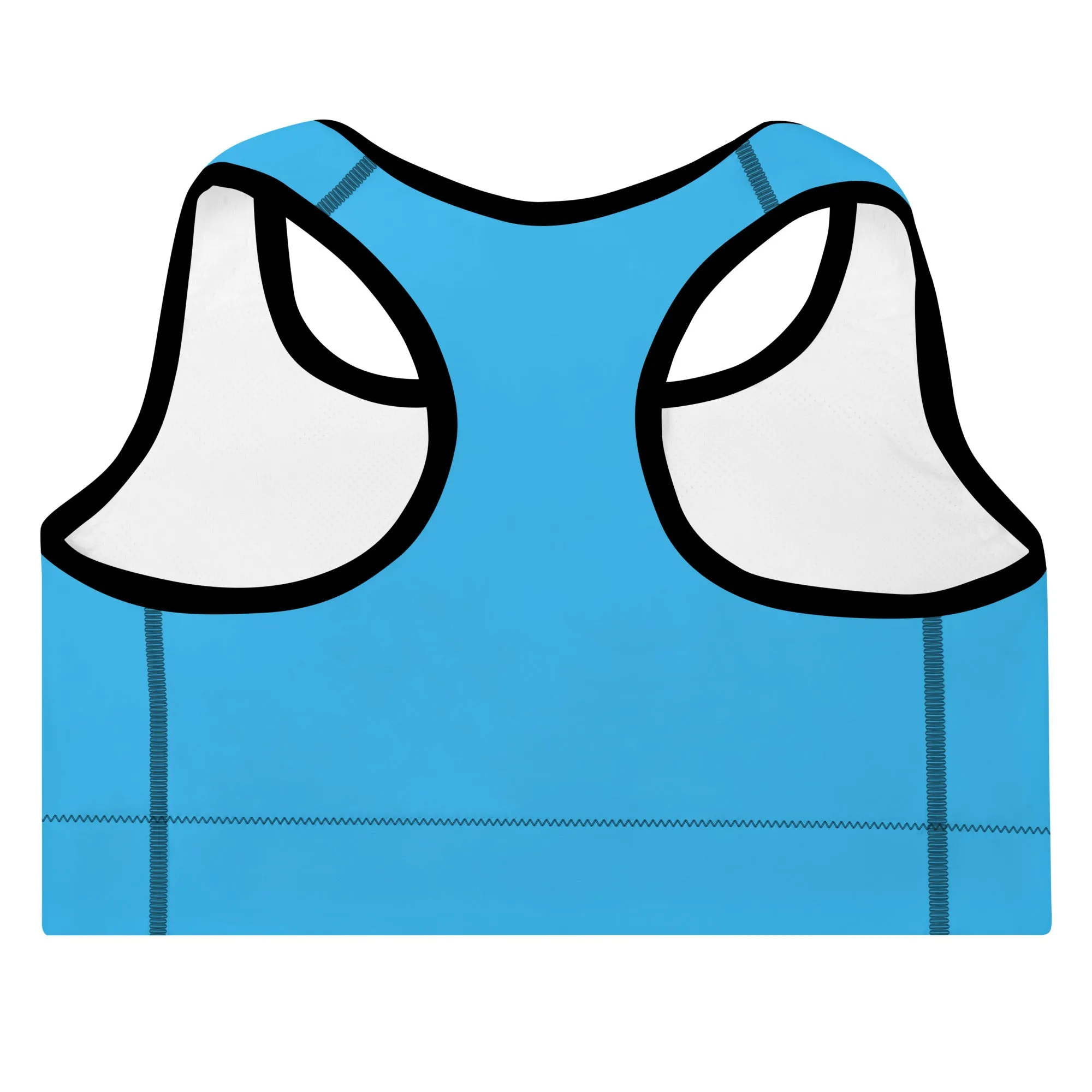 GG - Padded Sports Bra - Deep Sky Blue