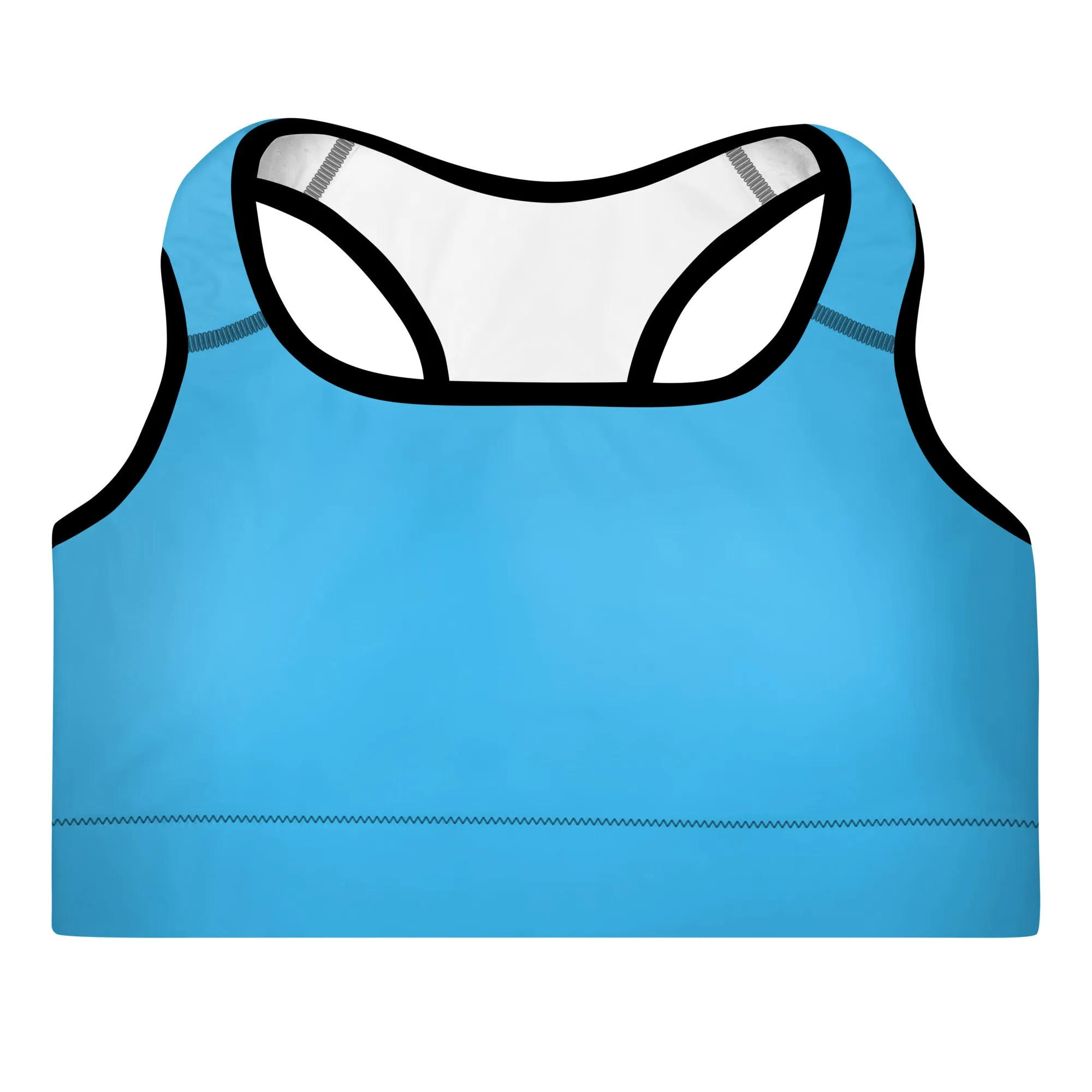 GG - Padded Sports Bra - Deep Sky Blue