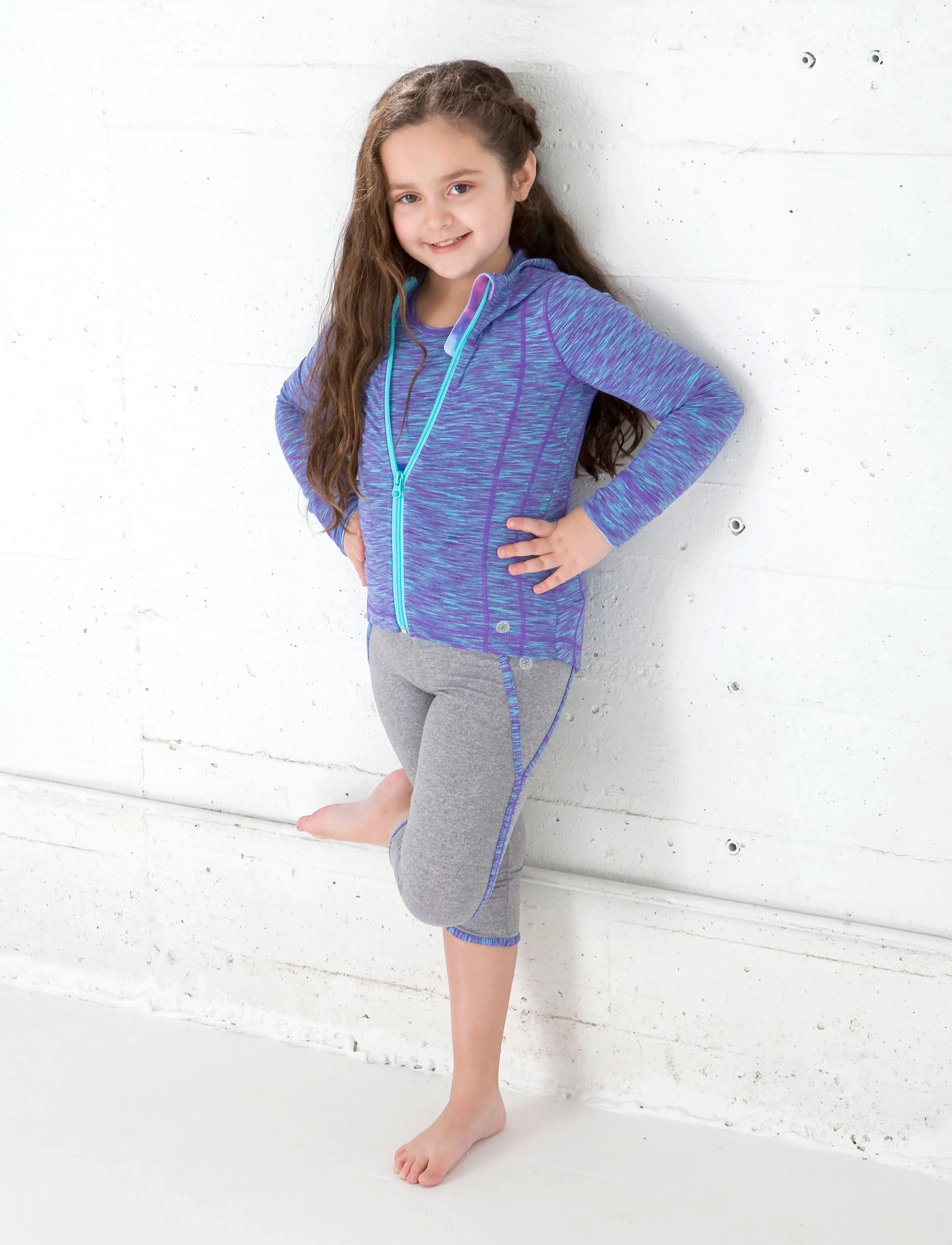 GIRLS 2-6 RETRO CAPRI LEGGING