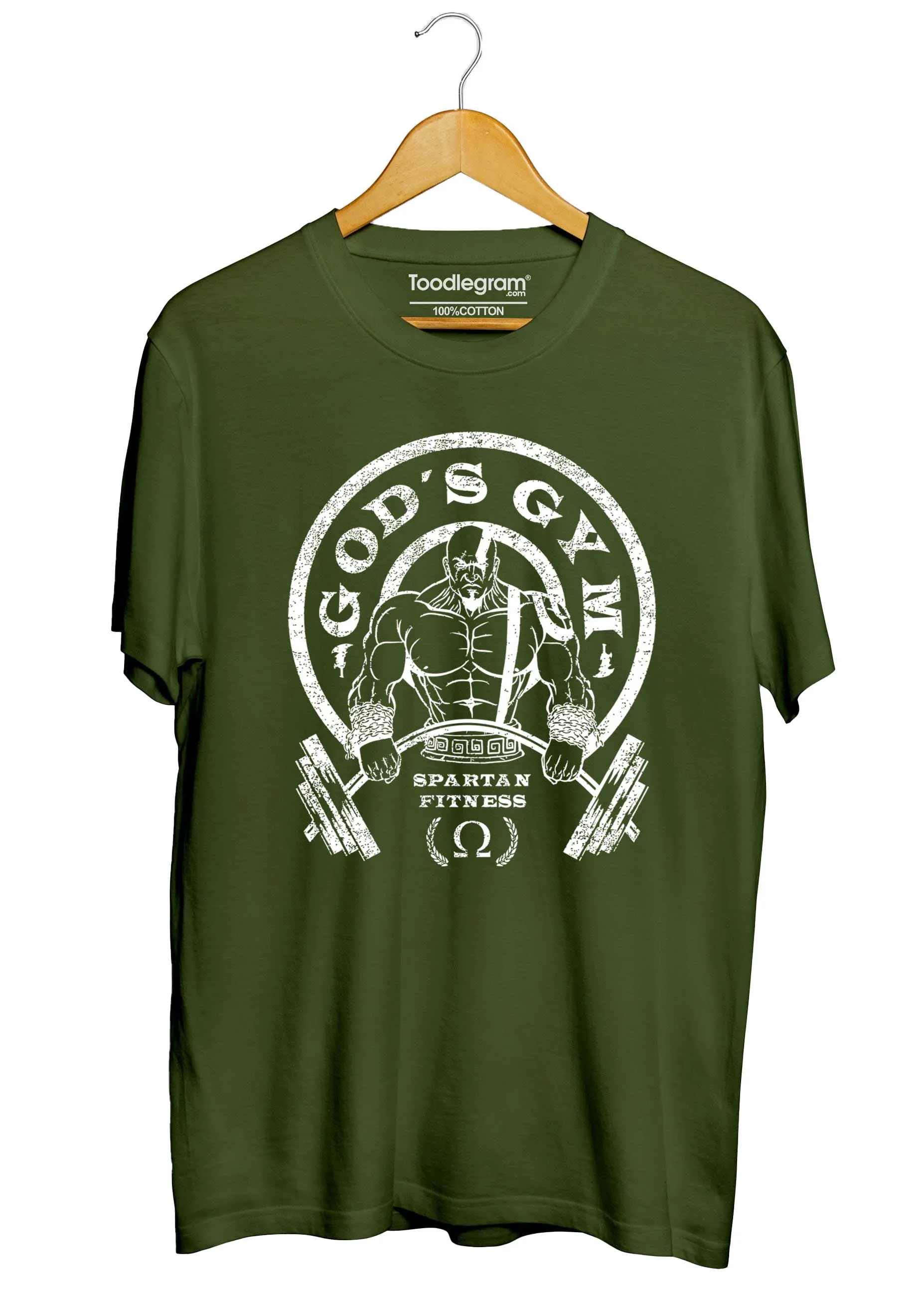 God's Gym Gold Gym Logo Gym T-Shirt