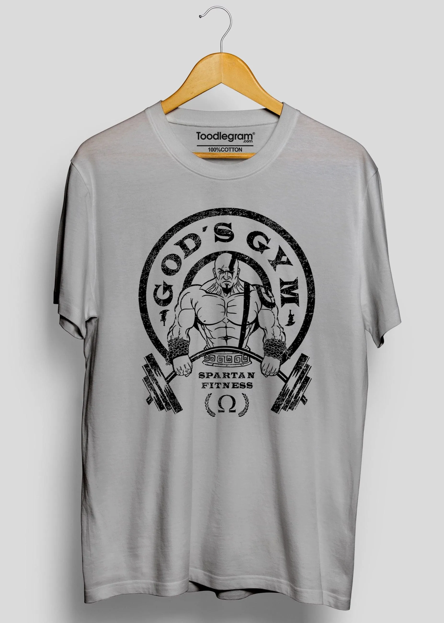 God's Gym Gold Gym Logo Gym T-Shirt