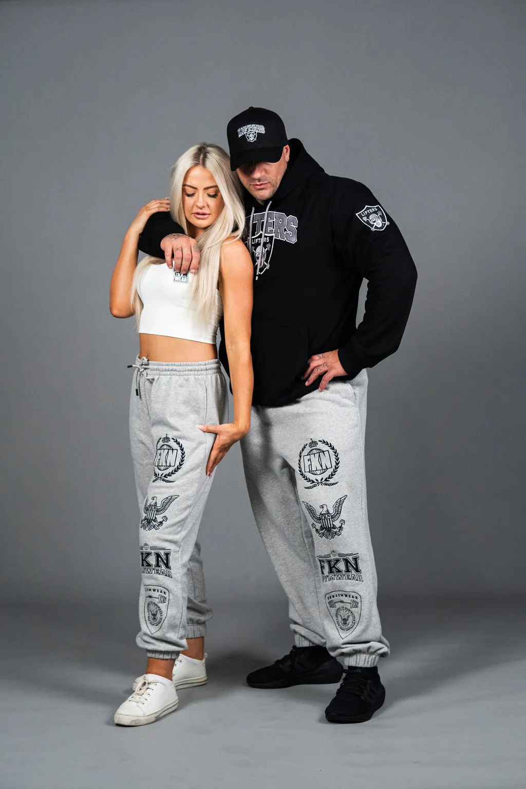 HEIST | Men's Oversized Gym Joggers | Grey