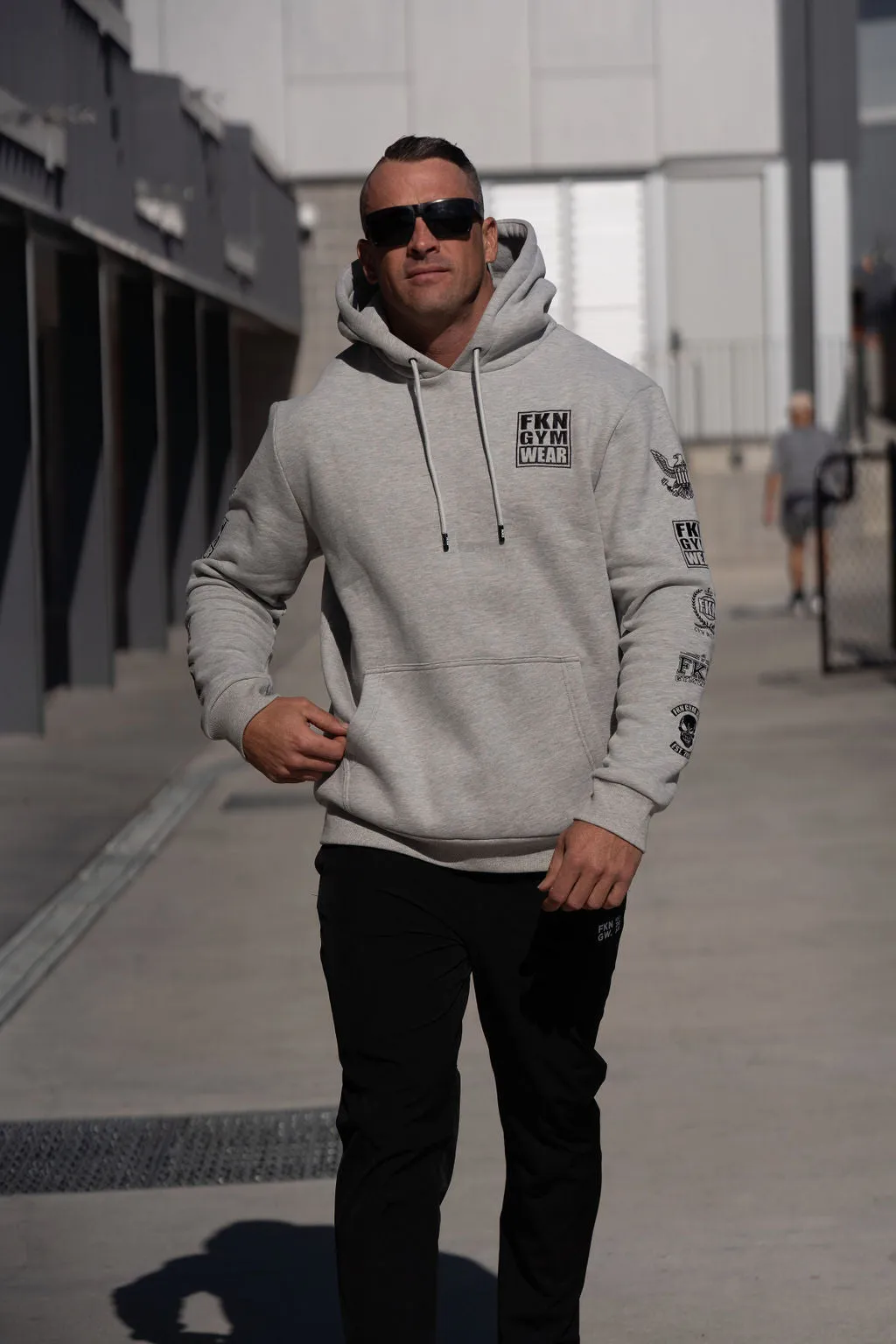 Heist | Men's Premium Gym Hoodie | Grey