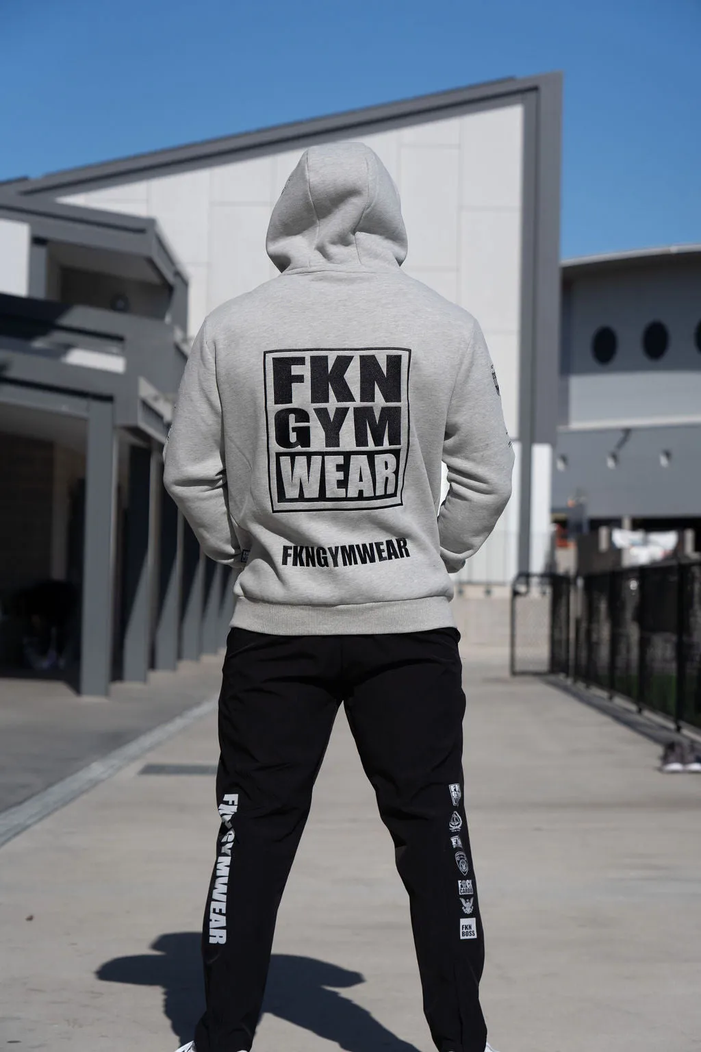 Heist | Men's Premium Gym Hoodie | Grey