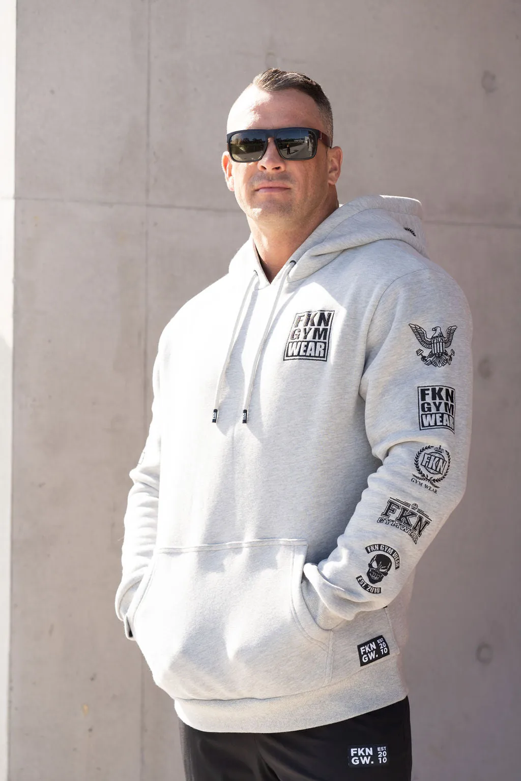 Heist | Men's Premium Gym Hoodie | Grey