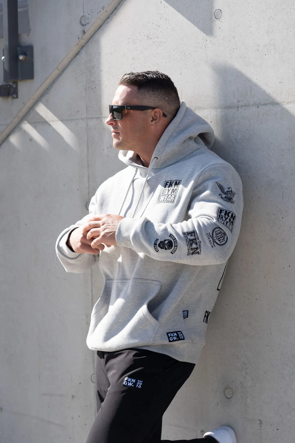 Heist | Men's Premium Gym Hoodie | Grey