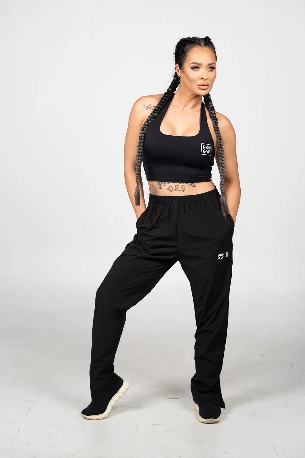 HEIST | Women's Lightweight Gym Track Pants | Black