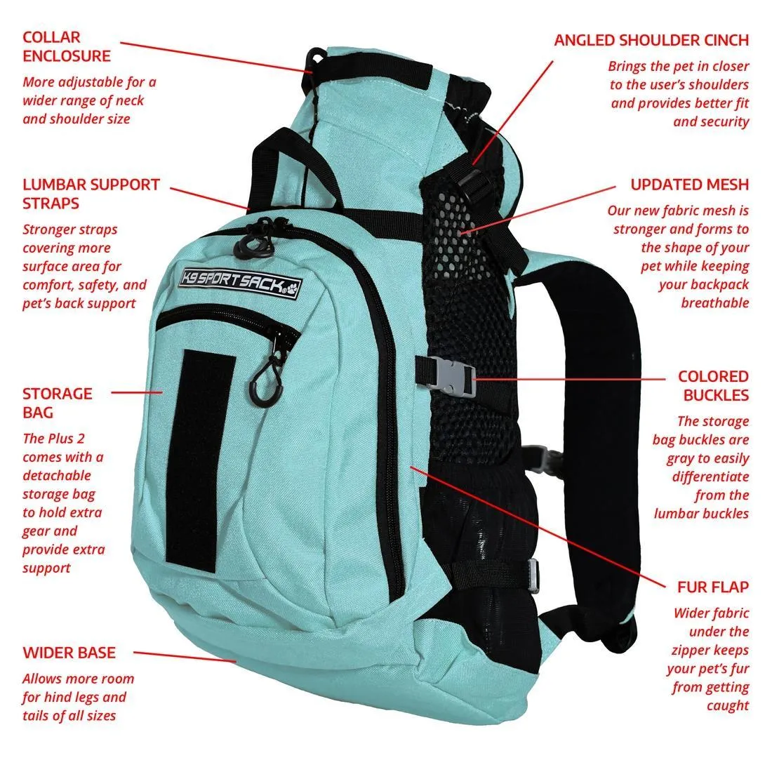 K9 Sport Sack Plus 2 Mint