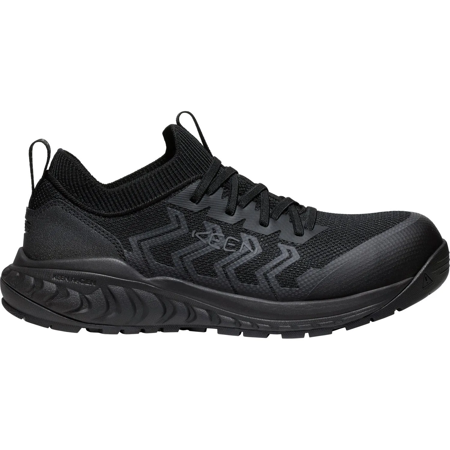 Keen Utility Mens Arvada Shift CT Black/Magnet Synthetic Work Shoes