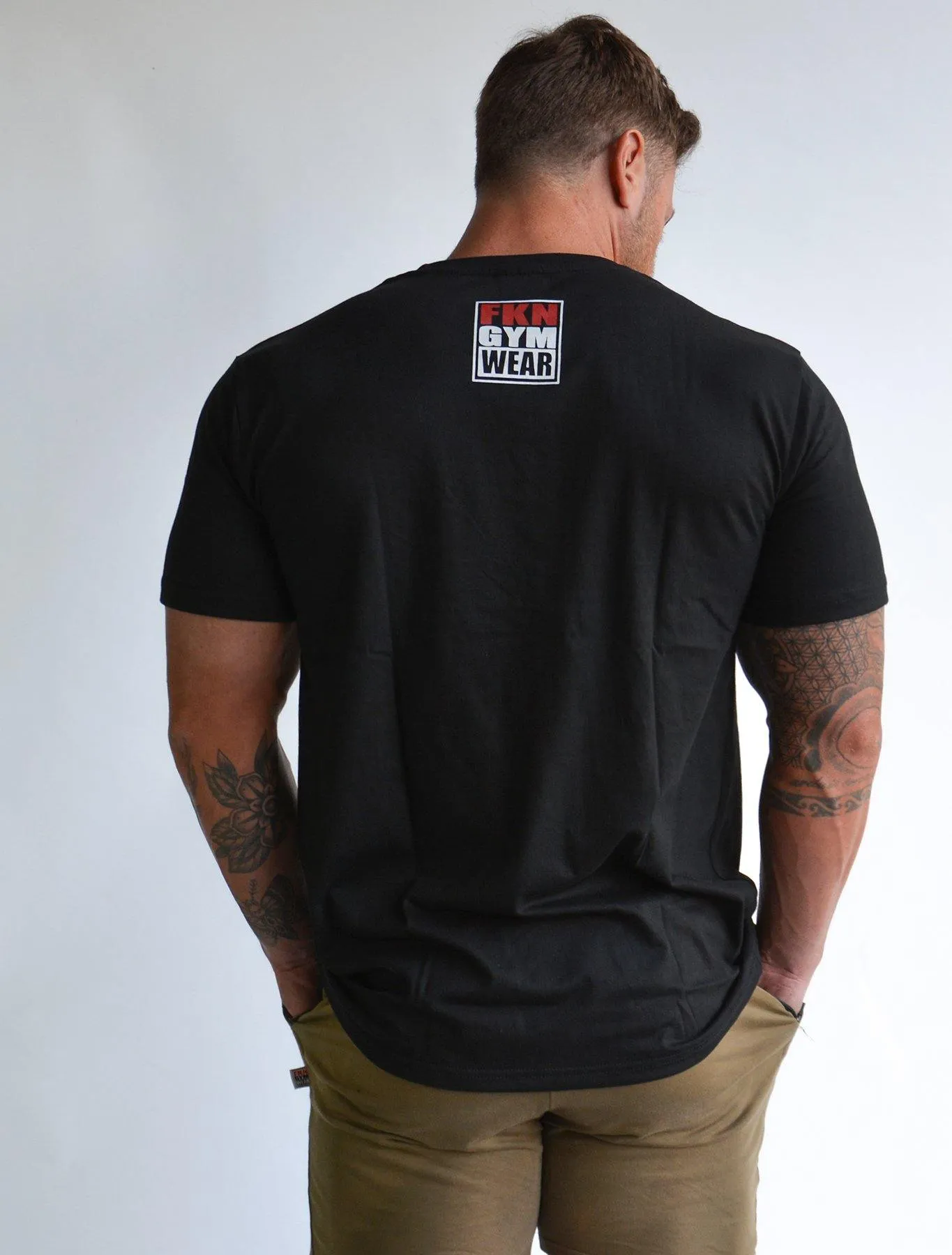 LAZY | Men's Gym T-Shirt | Black