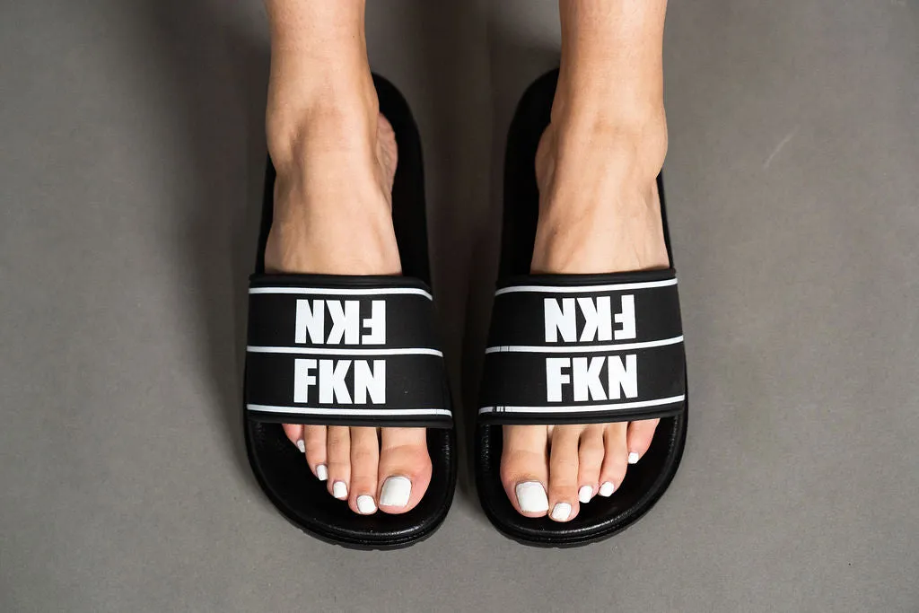 Limited Edition FKN Slides | Black