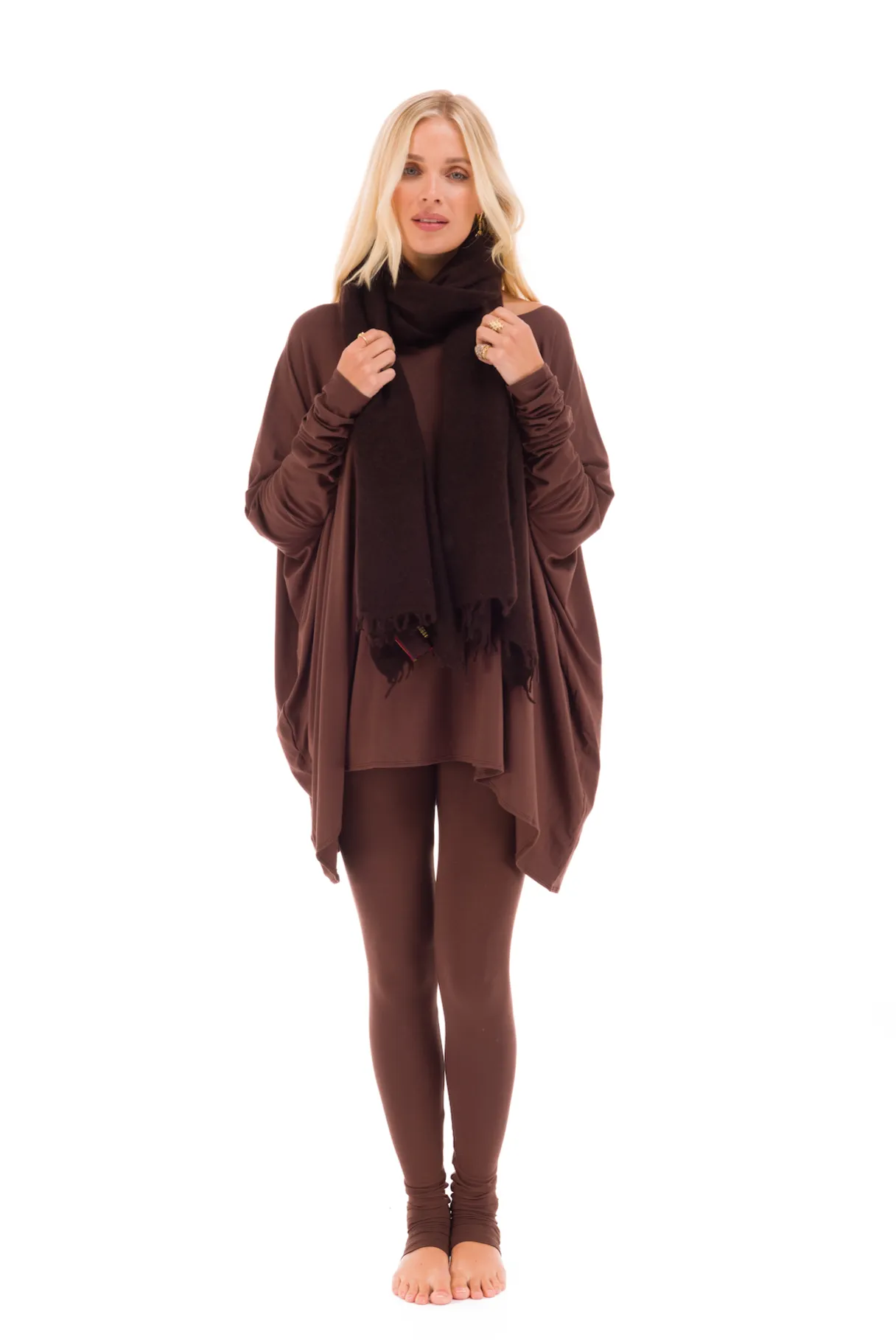 LONG LEGGINGS BROWN