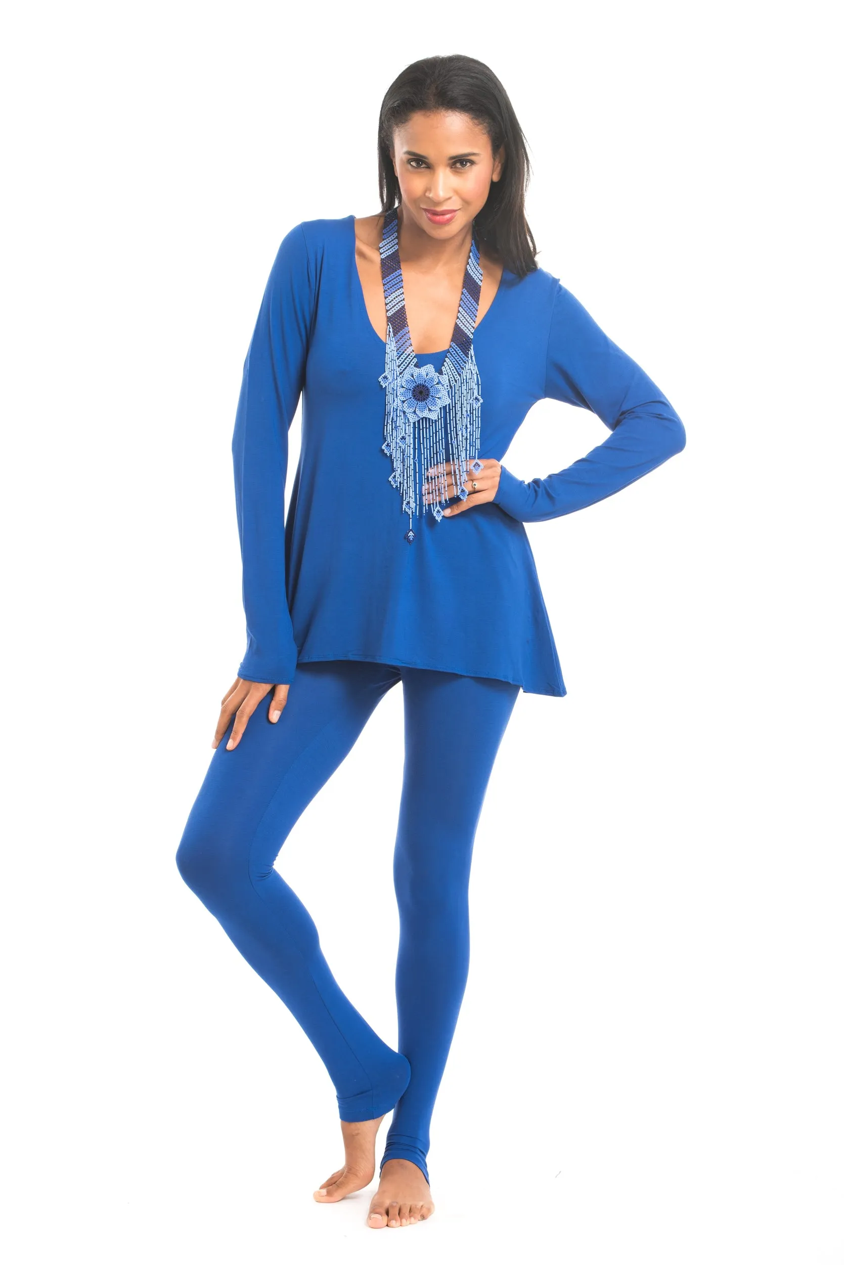 LONG LEGGINGS COBALT BLUE