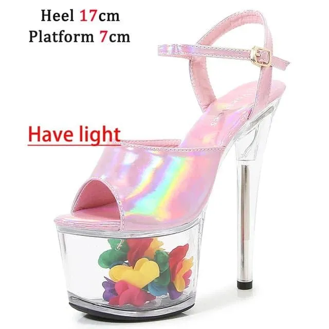 Luminous Platform Sandals