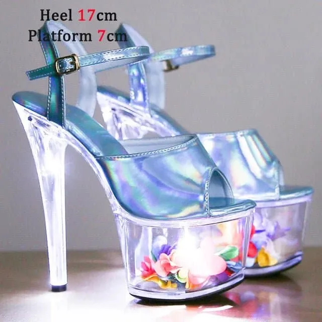 Luminous Platform Sandals