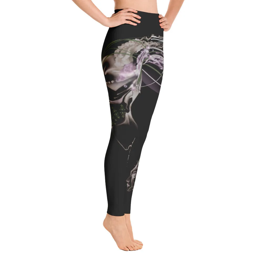 Medusa Yoga Leggings - Artwork by Paulina