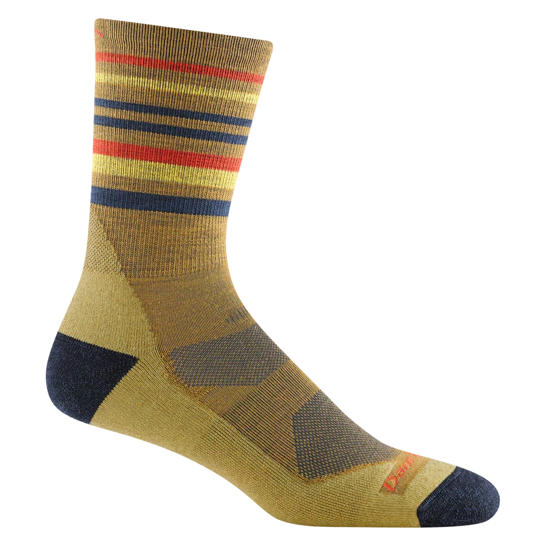 Men's Darn Tough Fastpack Micro Crew Lightweight Hiking Sock Color: Sandstone