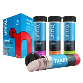 Nuun Sport Hydration Tablets   Caffeine, Mixed 4-Pack