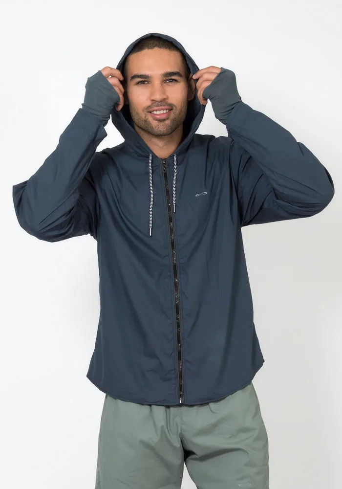 Organic Cotton Poplin Smart Running Jacket