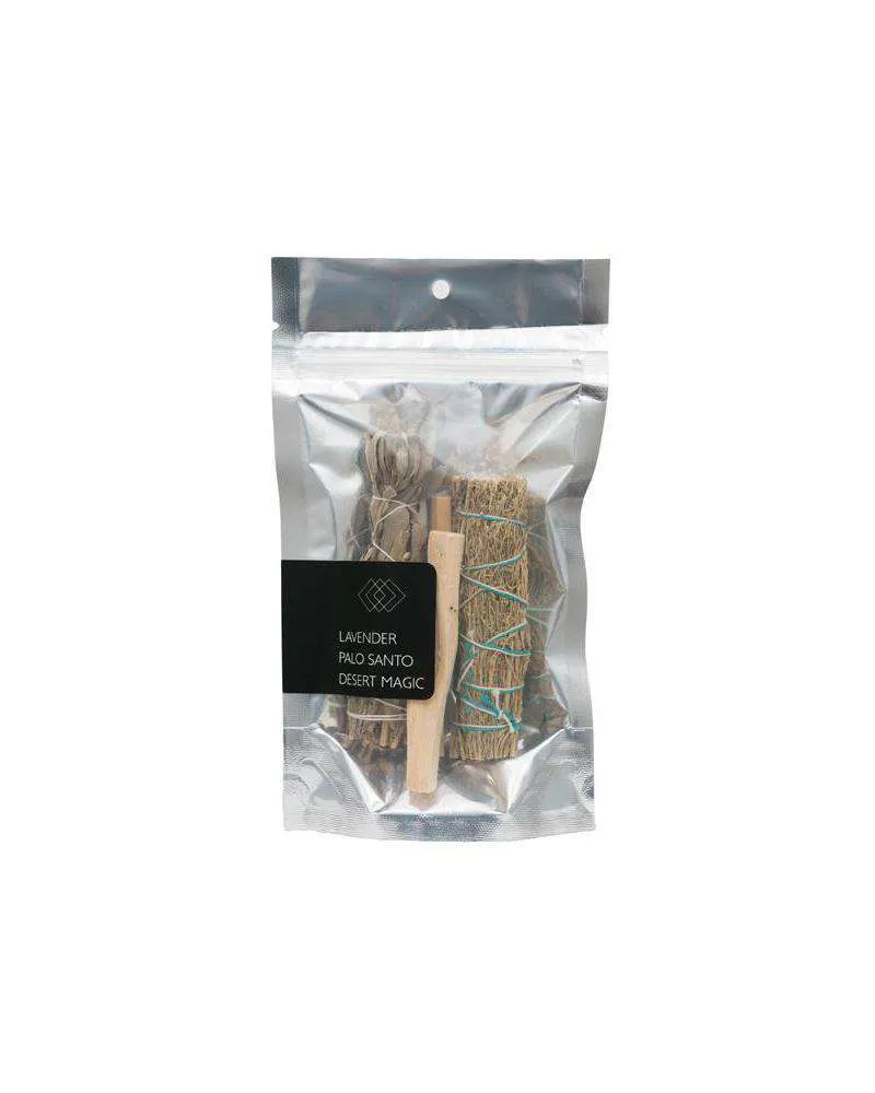 Palo Santo, White Sage & Cedar Smudge Set